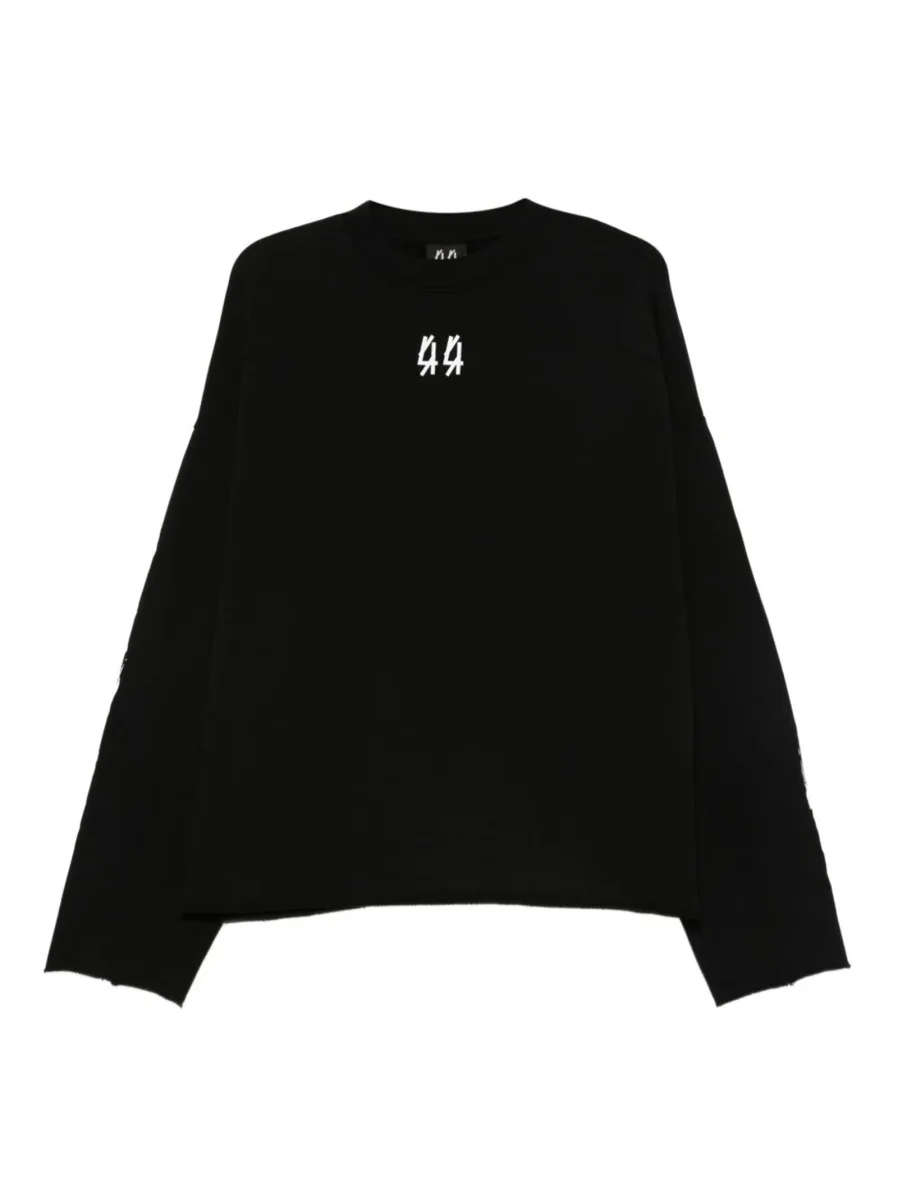 44 Label Crewneck Nera